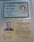 ID cards from the Manhattan Project