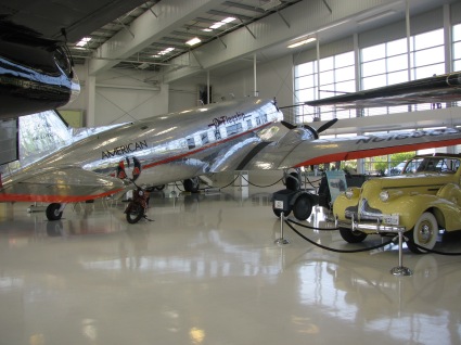 This C-47 saw D-Day. It was redone as a DC-3 after General Lyon sold his regional airline, AirCal, to American.